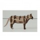 3d animals laser cutting