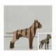 animali puzzle 3d taglio laser