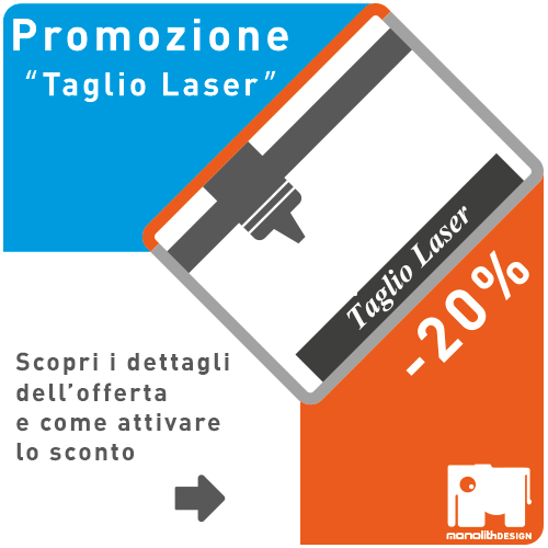 promozione taglio e incisione laser